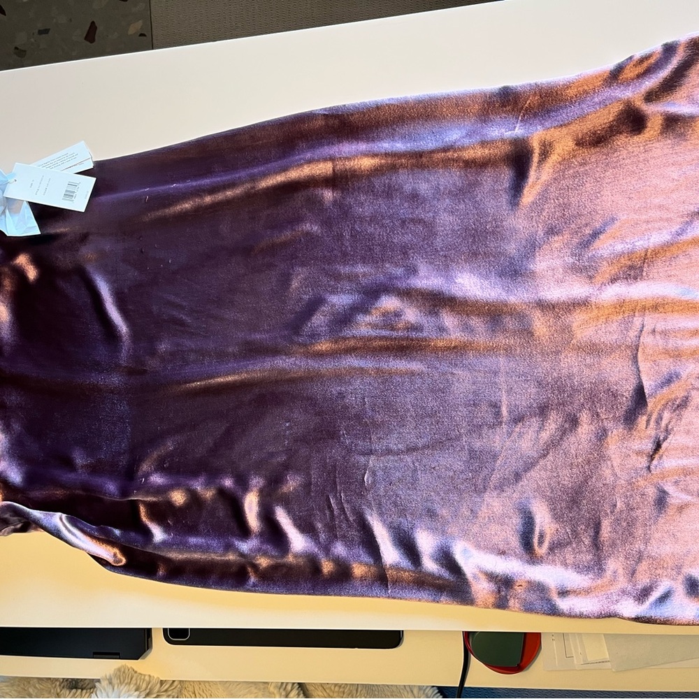 Vince Amethyst Velvet skirt